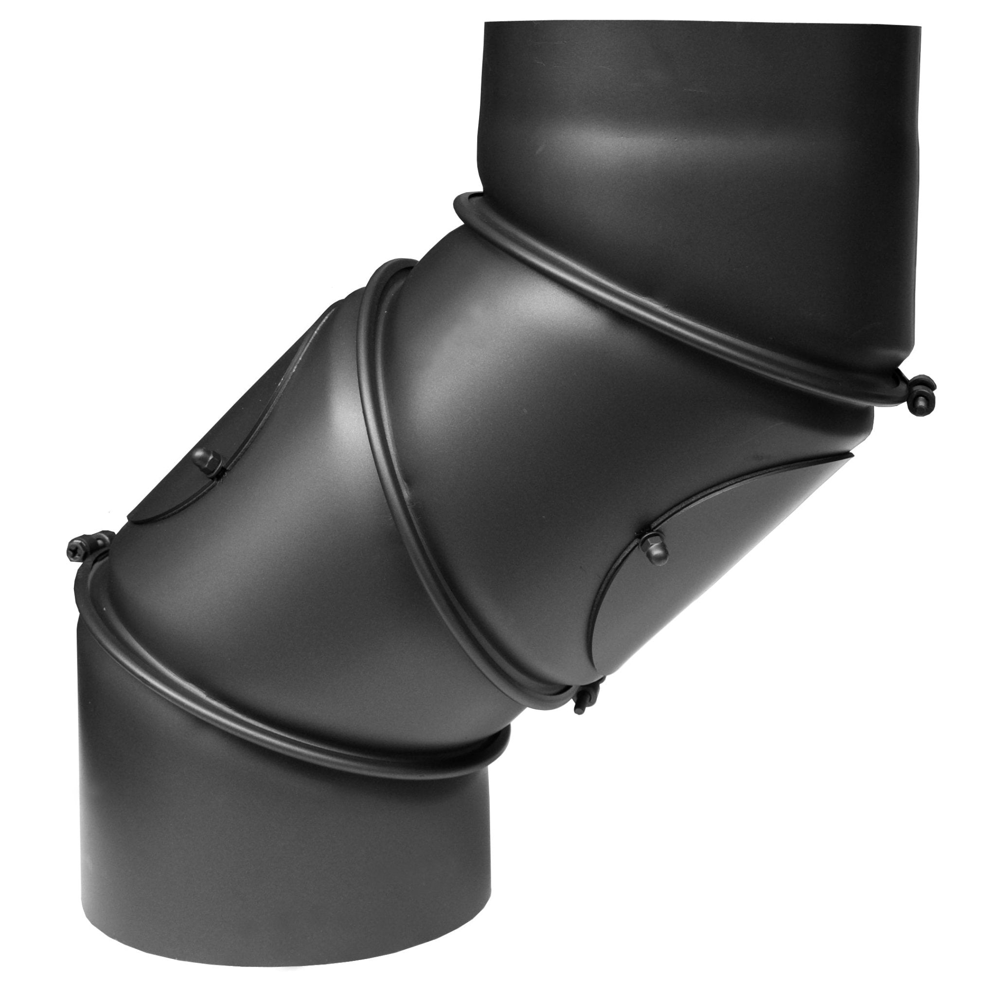 Albue - 150mm - 135° justerbar - Peisfokus