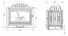 Peisinnsats - Invicta 700 Philos - 10 kW - Peisfokus